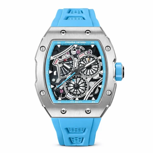 Мужские часы Pagani Design PD-YS012 Silver-Blue фото 1